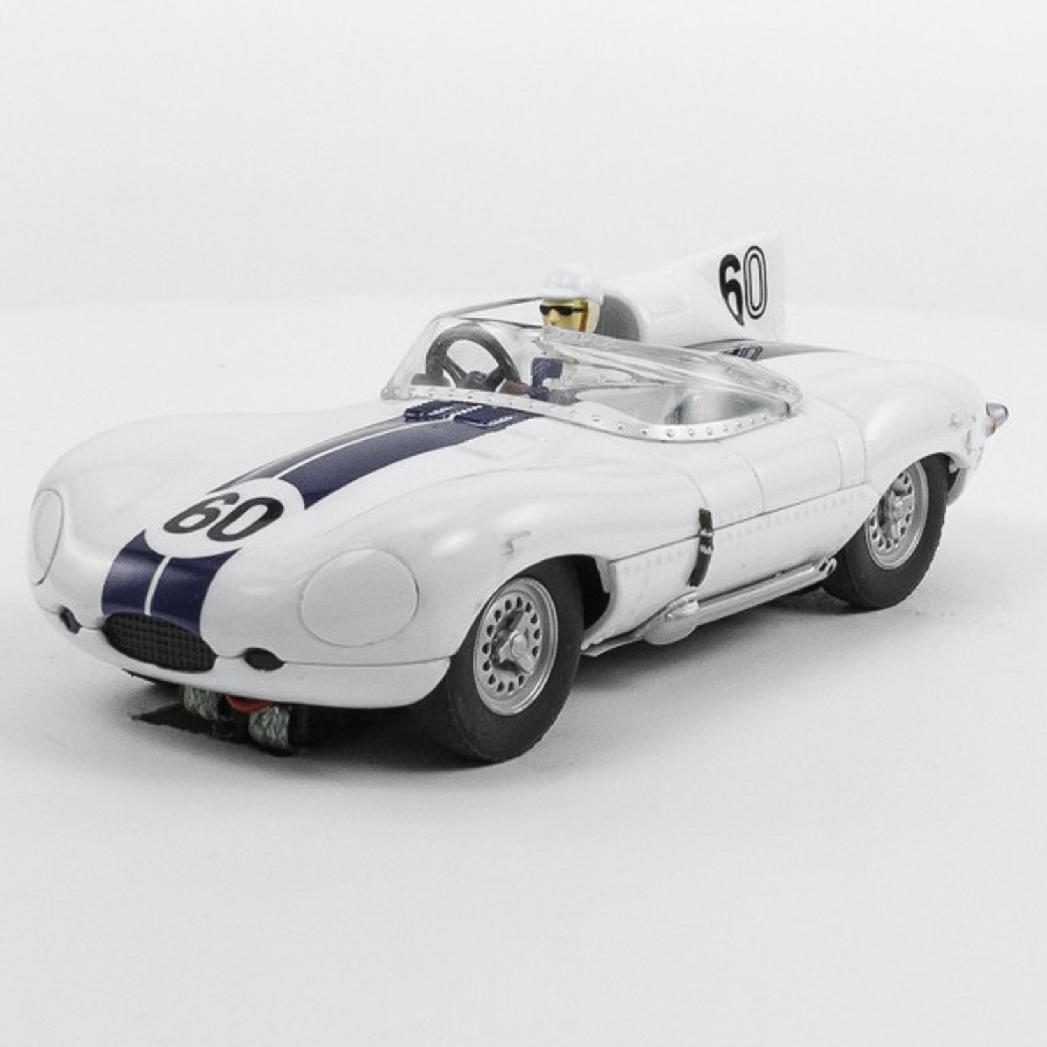 Stock Number: 16260 - White Black Open Top Number 60 Car by Unknown