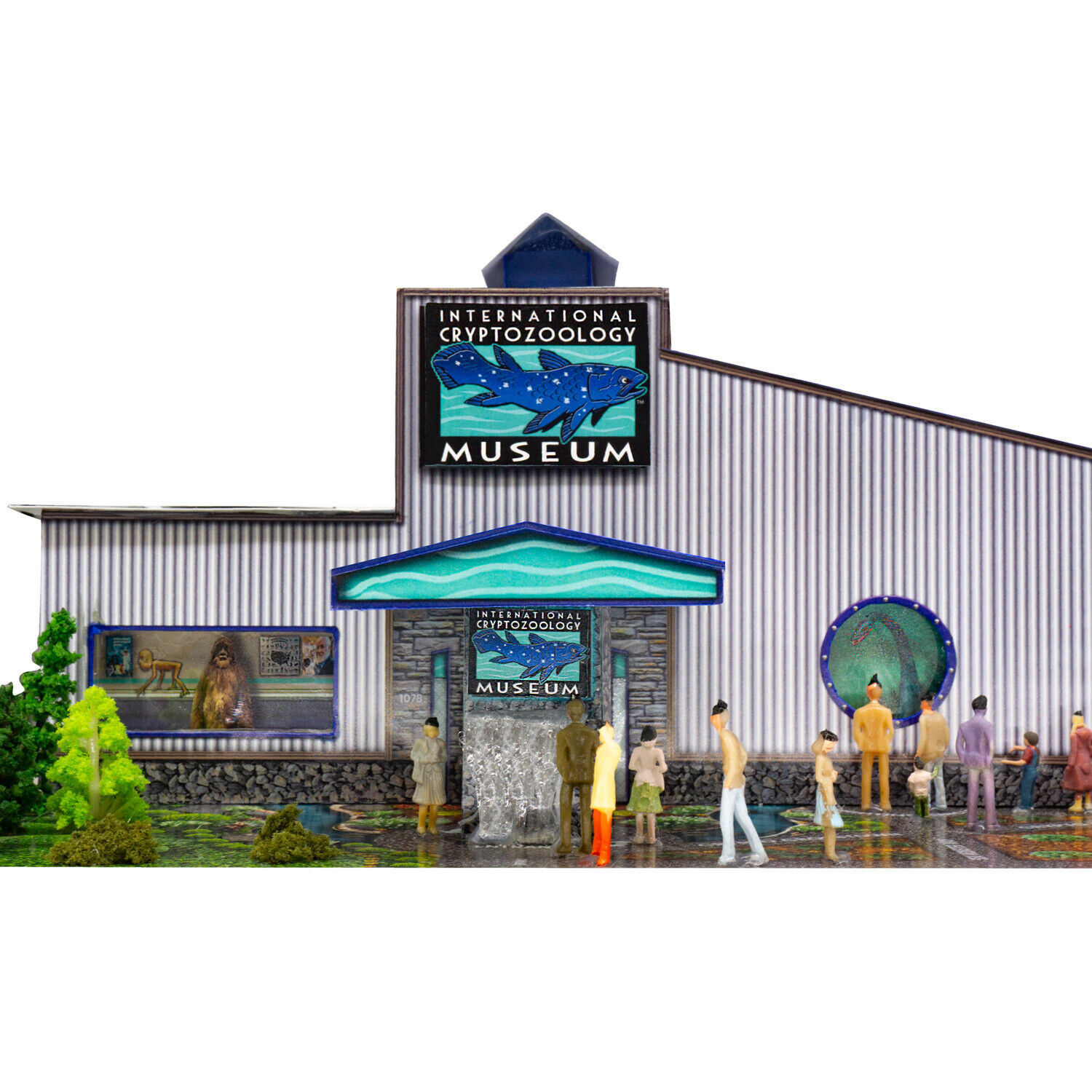 BK 6446 1:64 Scale "International Cryptozoology Museum" Photo Real Scale Building Kit