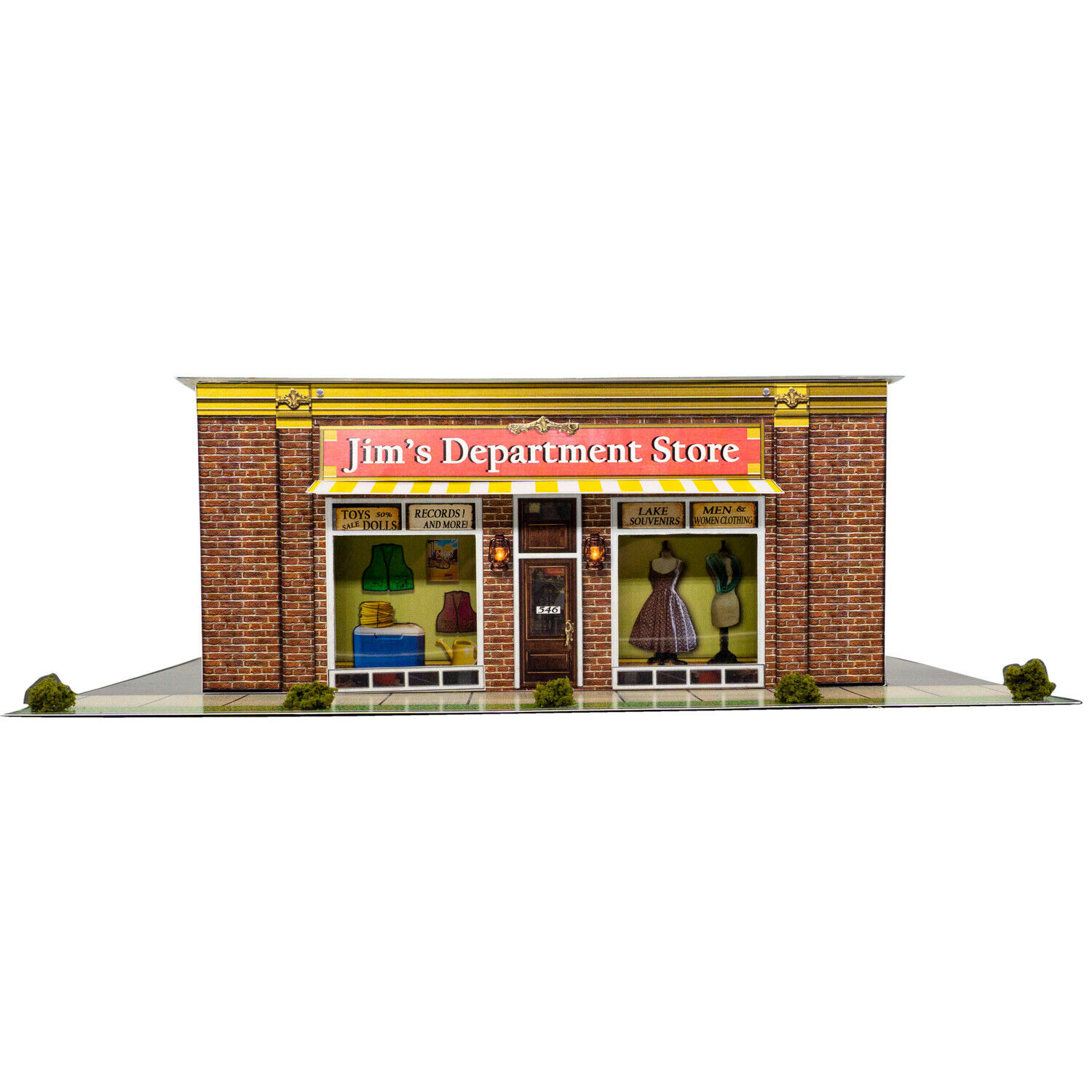 BK 6445 1:64 Scale "Jim's Department Store" Photo Real Scale Building Kit