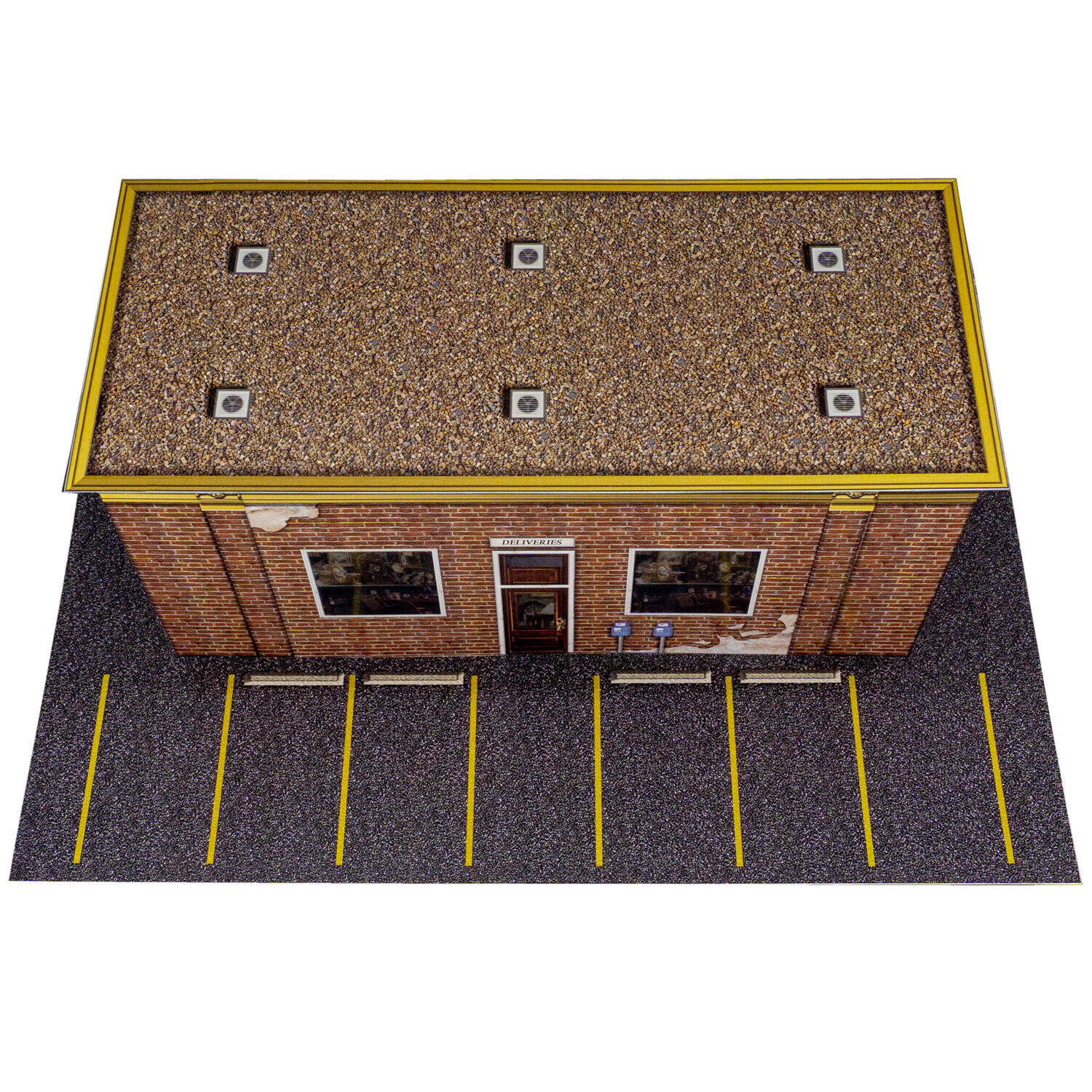 BK 6445 1:64 Scale "Jim's Department Store" Photo Real Scale Building Kit