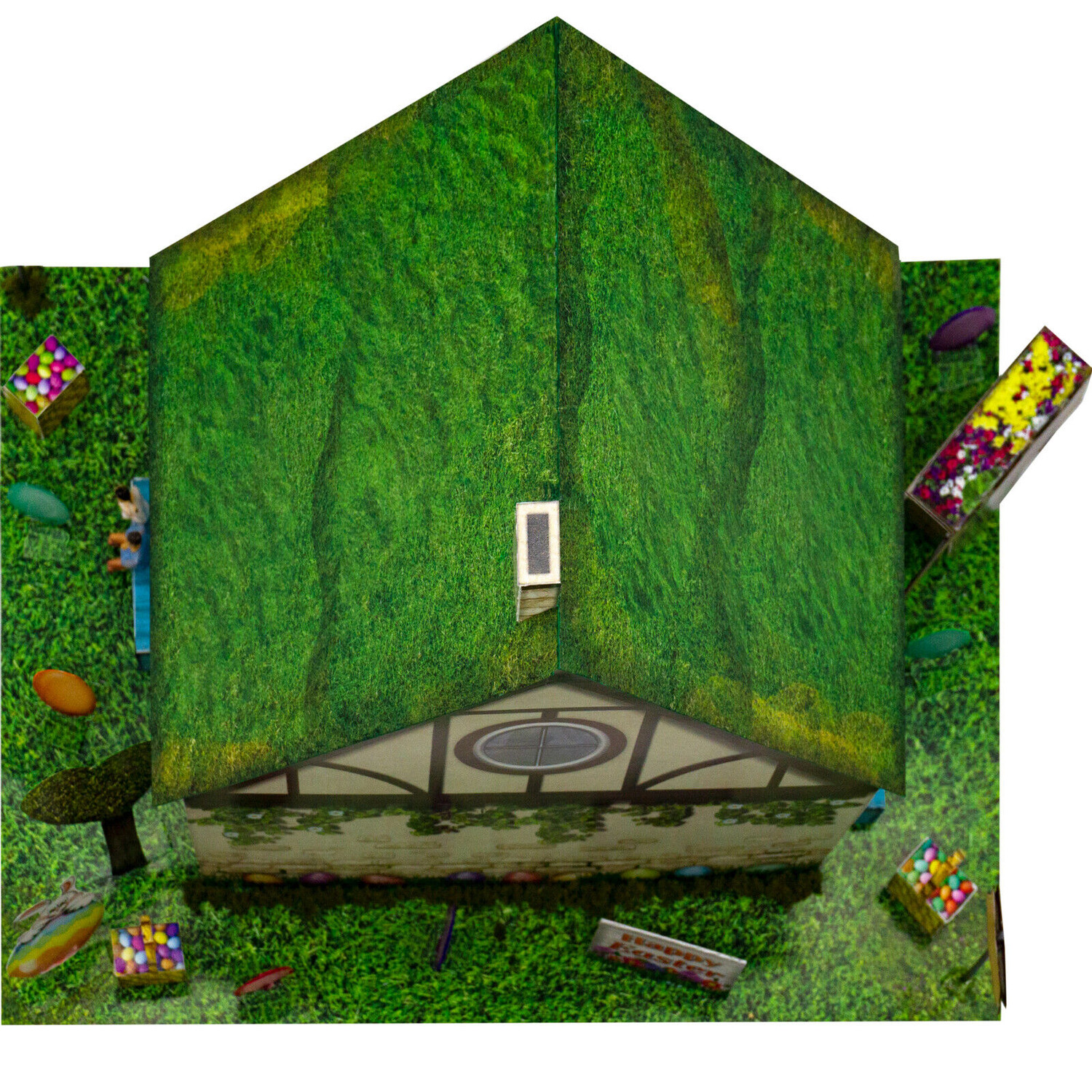 BK 4842 1:48 Scale "Easter Bunny House" Photo Real Scale Building Kit