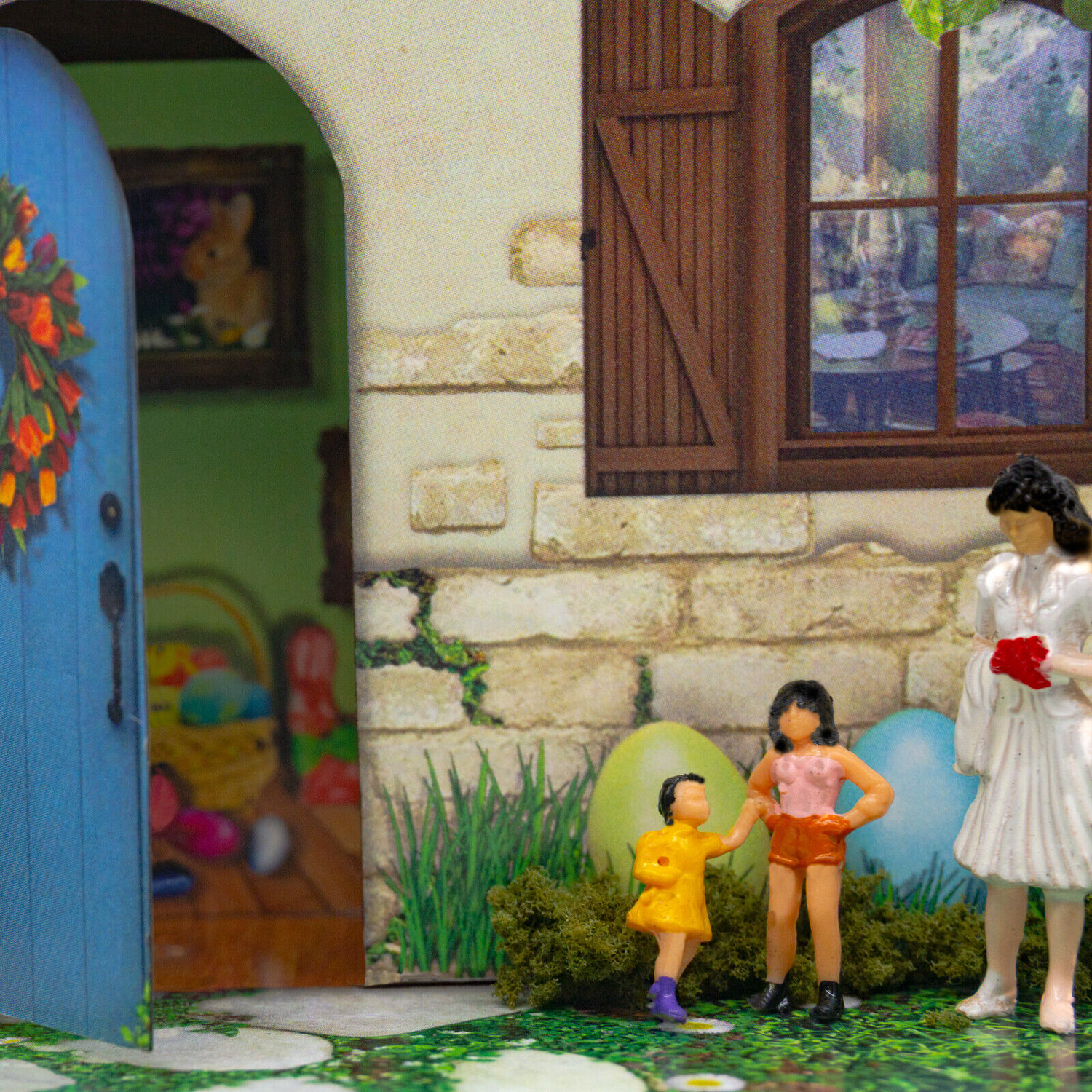 BK 4842 1:48 Scale "Easter Bunny House" Photo Real Scale Building Kit