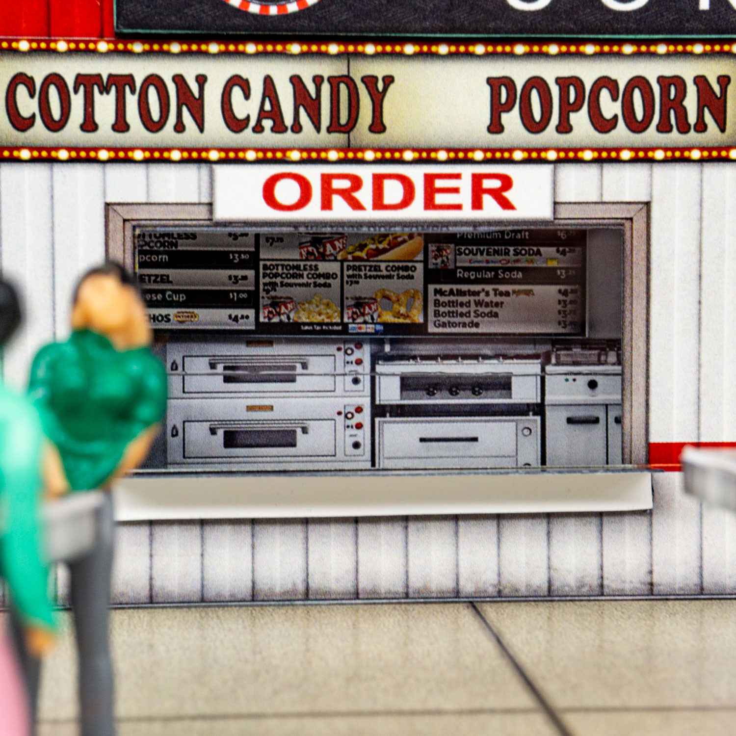 BK 6460 1:64 Scale Trackside Diner Photo Real Scale Building Kit