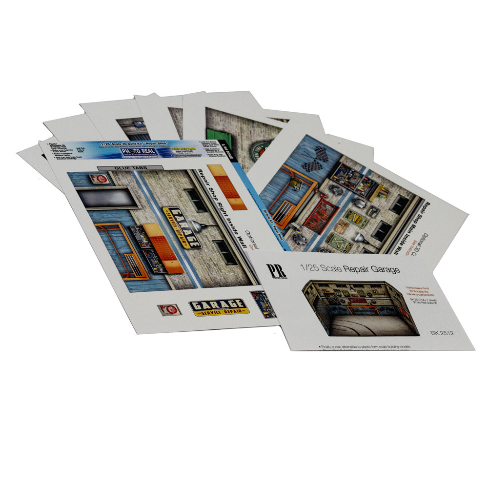 BK 2512 Repair Garage for Building Kits by Innovative Hobby Supply