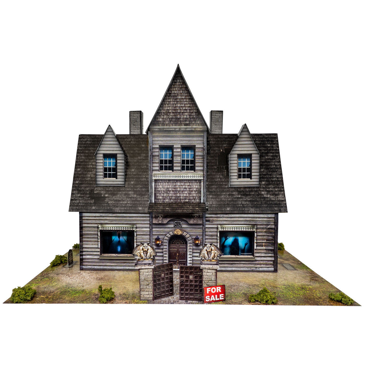 BK 6471 Haunted House for Building Kits by Innovative Hobby Supply