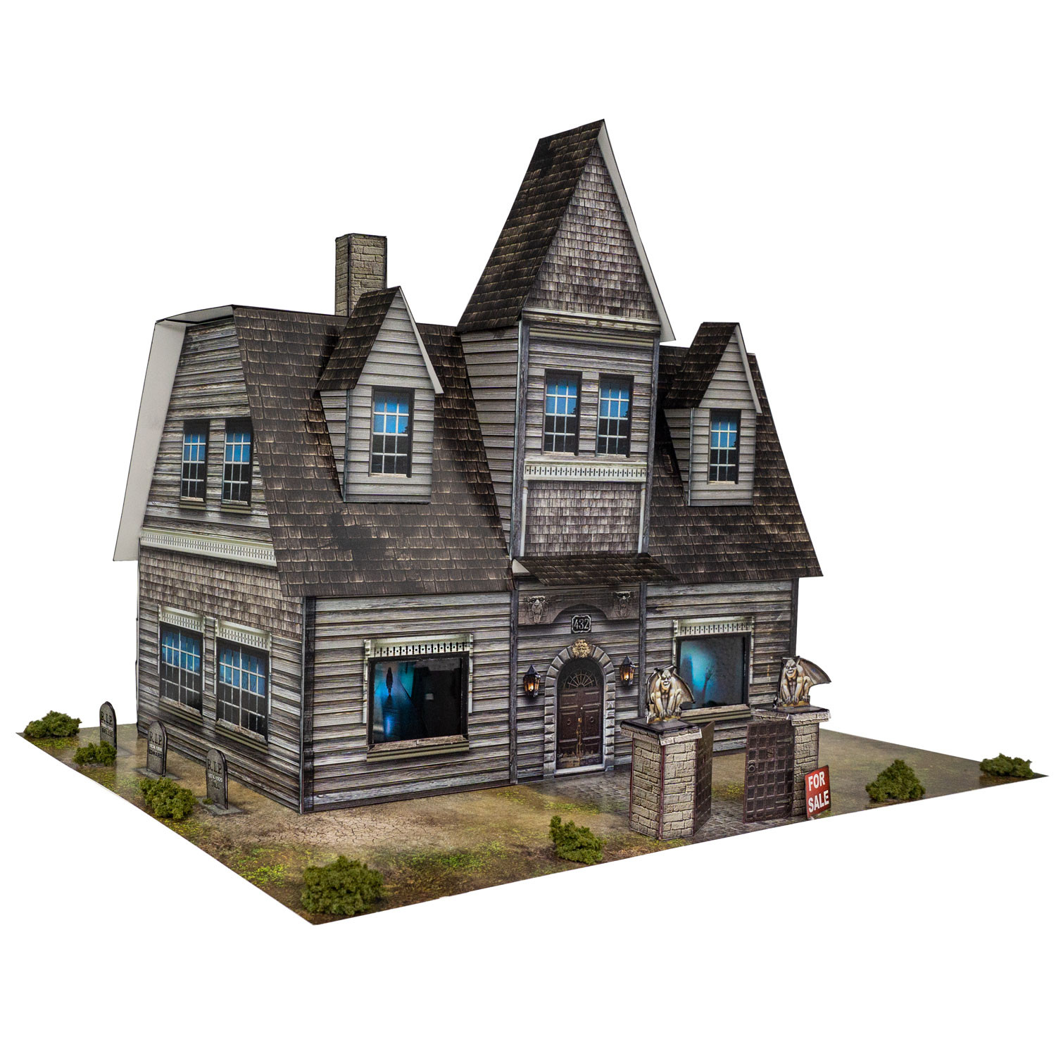 BK 6471 Haunted House for Building Kits by Innovative Hobby Supply