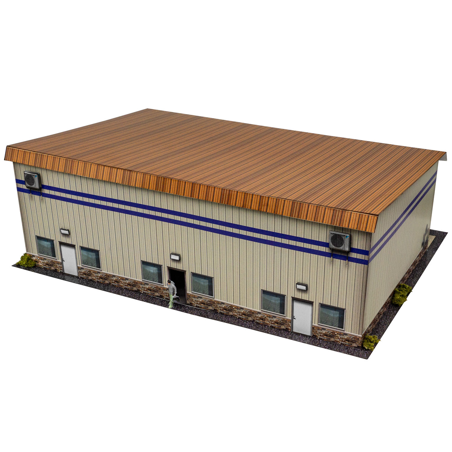BK 6474 Storage Building for Building Kits by Innovative Hobby Supply