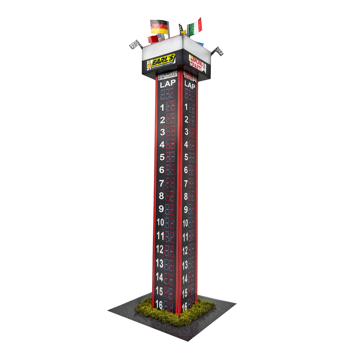 BK 6478 1:64 Scale Arlo Raceway Tower Photo Real Scale Building Kit