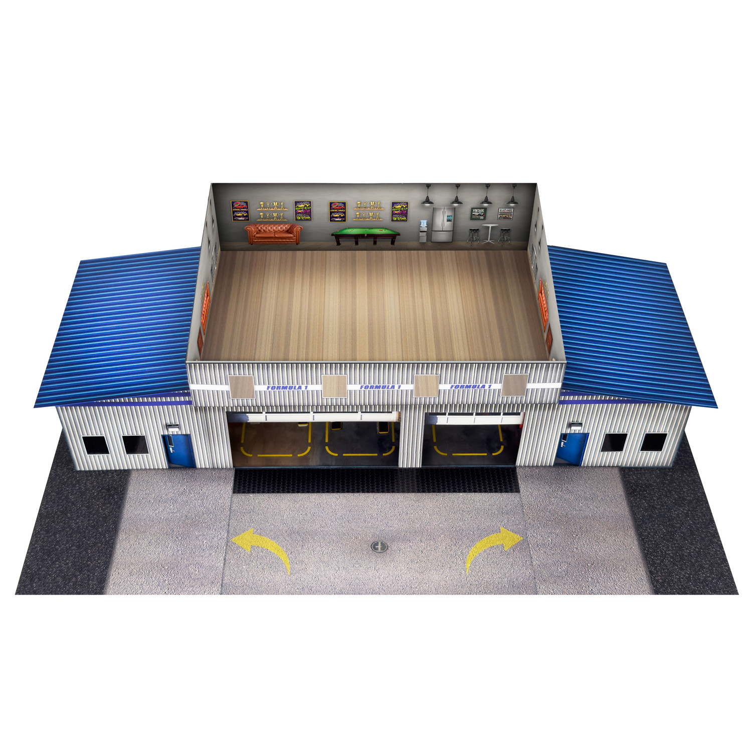 BK 6479 1:64 Scale Racers Headquarters