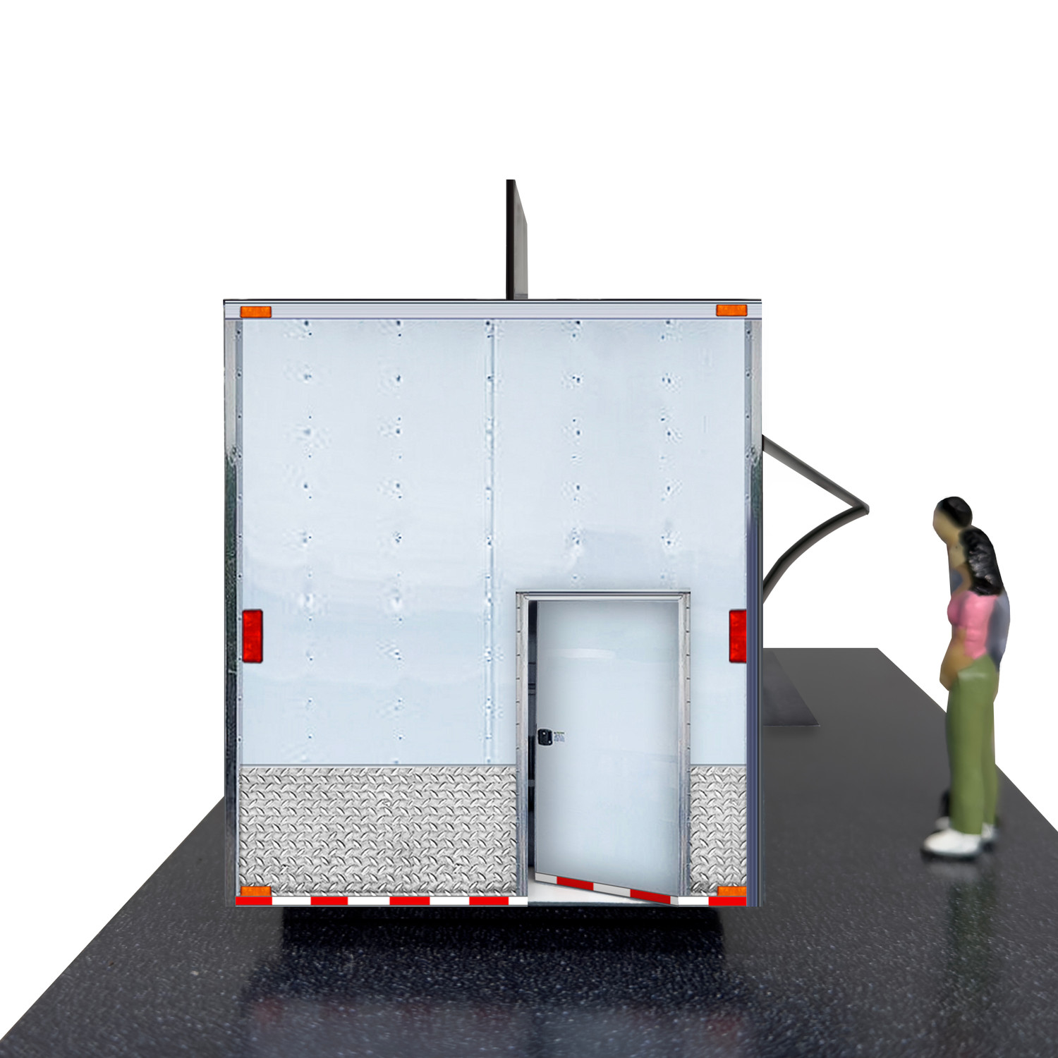 BK 3222 1:32 Scale Food Trucks Photo Real Scale Building Kit