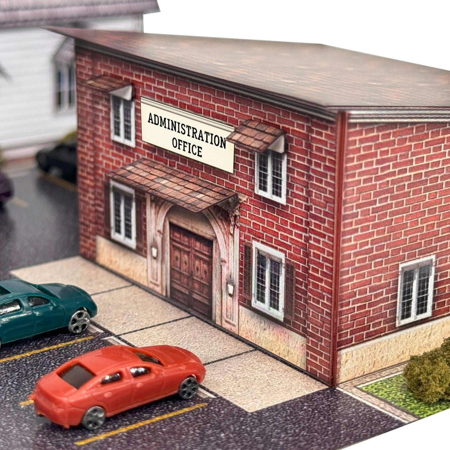BK 2108 1:160 Scale Church and School Photo Real Scale Building Kit