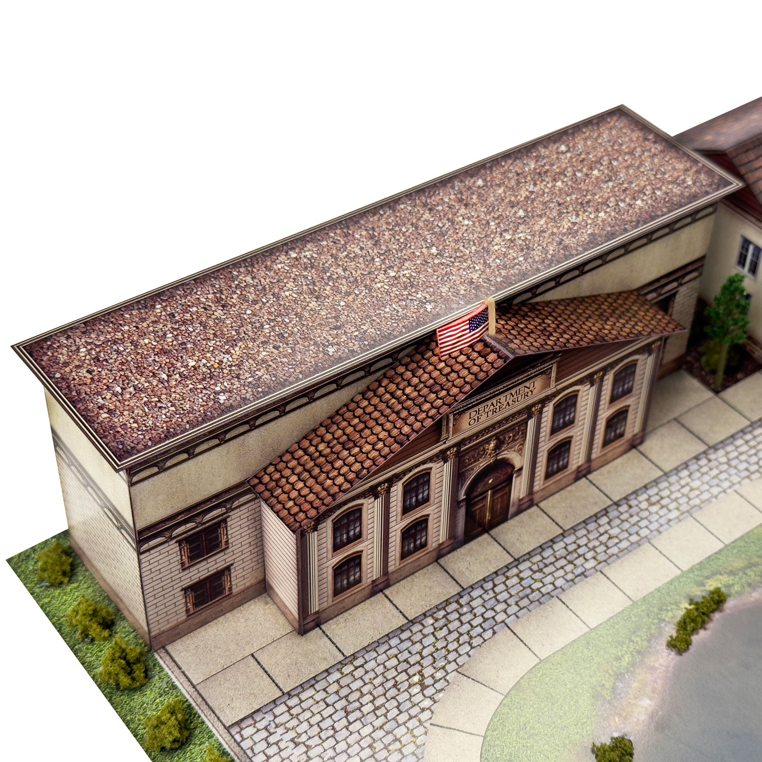 BK 2109 1:160 Scale Bank and Hotel Photo Real Scale Building Kit