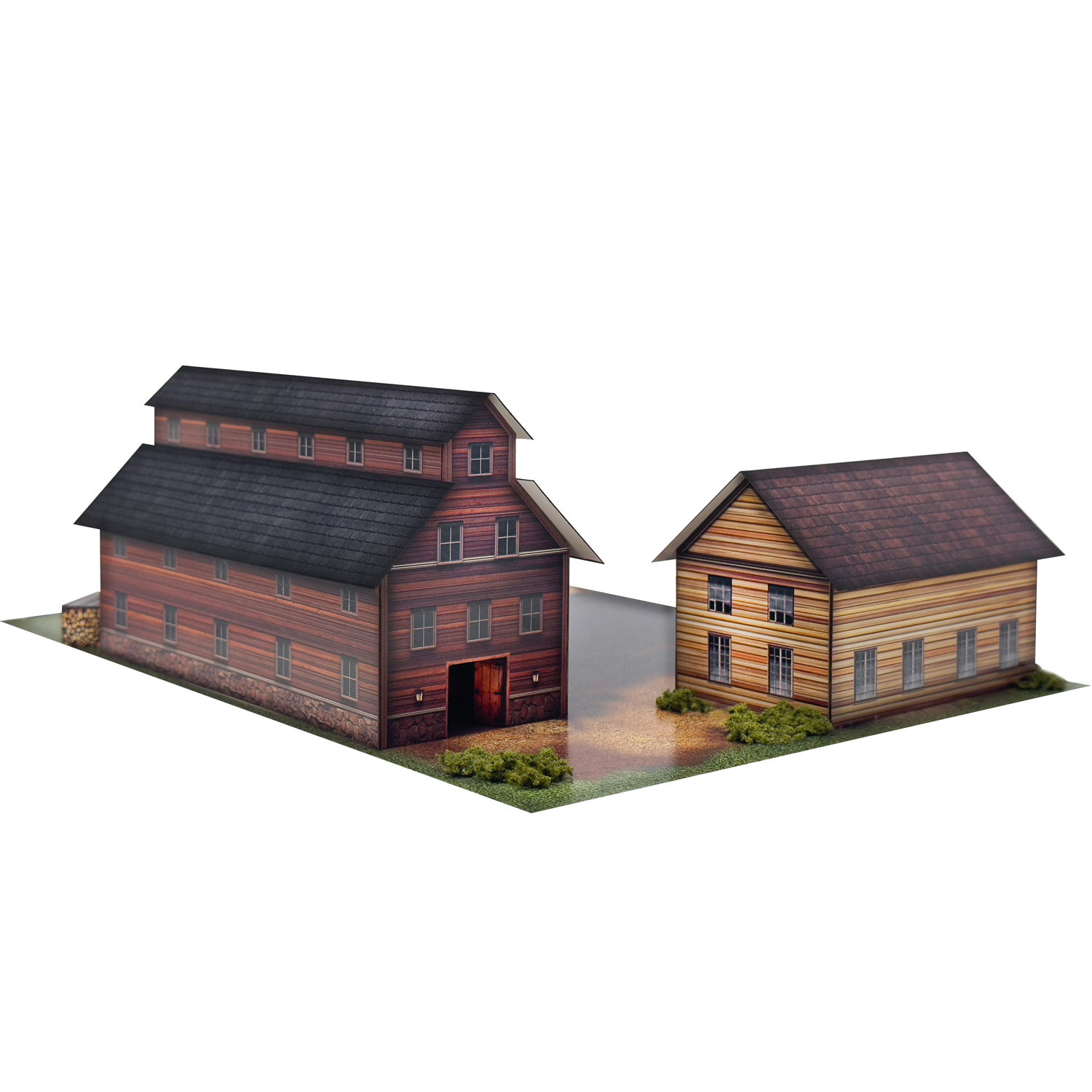 BK 2110 1:160 Scale Sawmill Photo Real Scale Building Kit for Shop