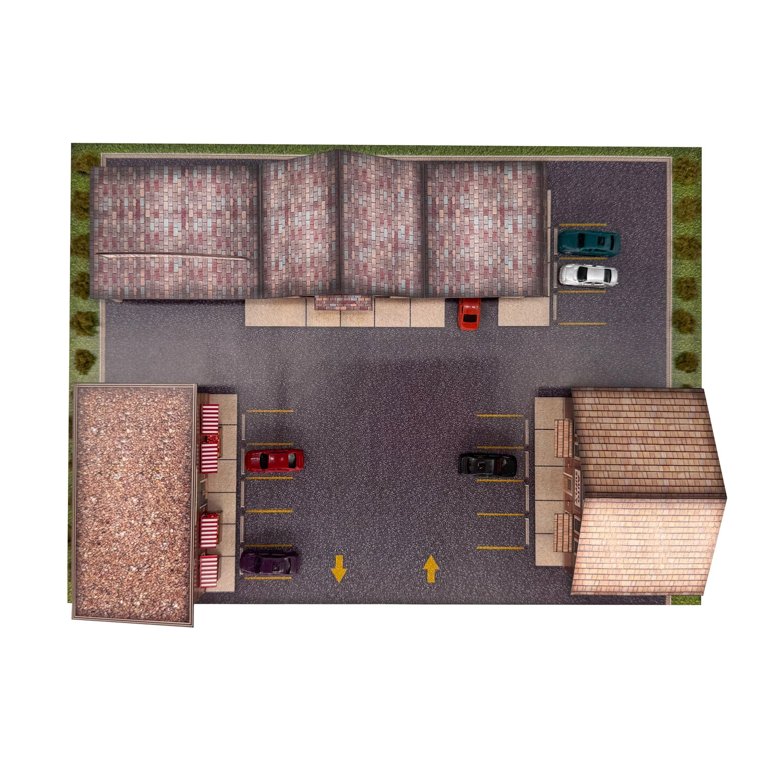 BK 2111 1:160 Scale Gas Station Photo Real Scale Building Kit