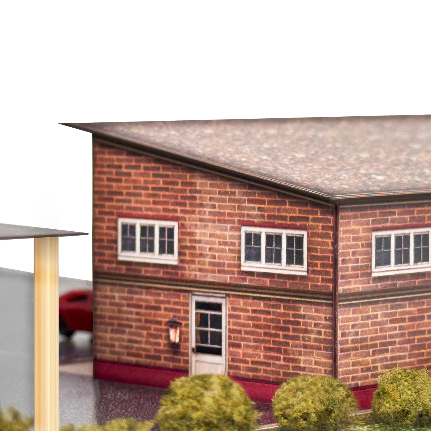 BK 2111 1:160 Scale Gas Station Photo Real Scale Building Kit