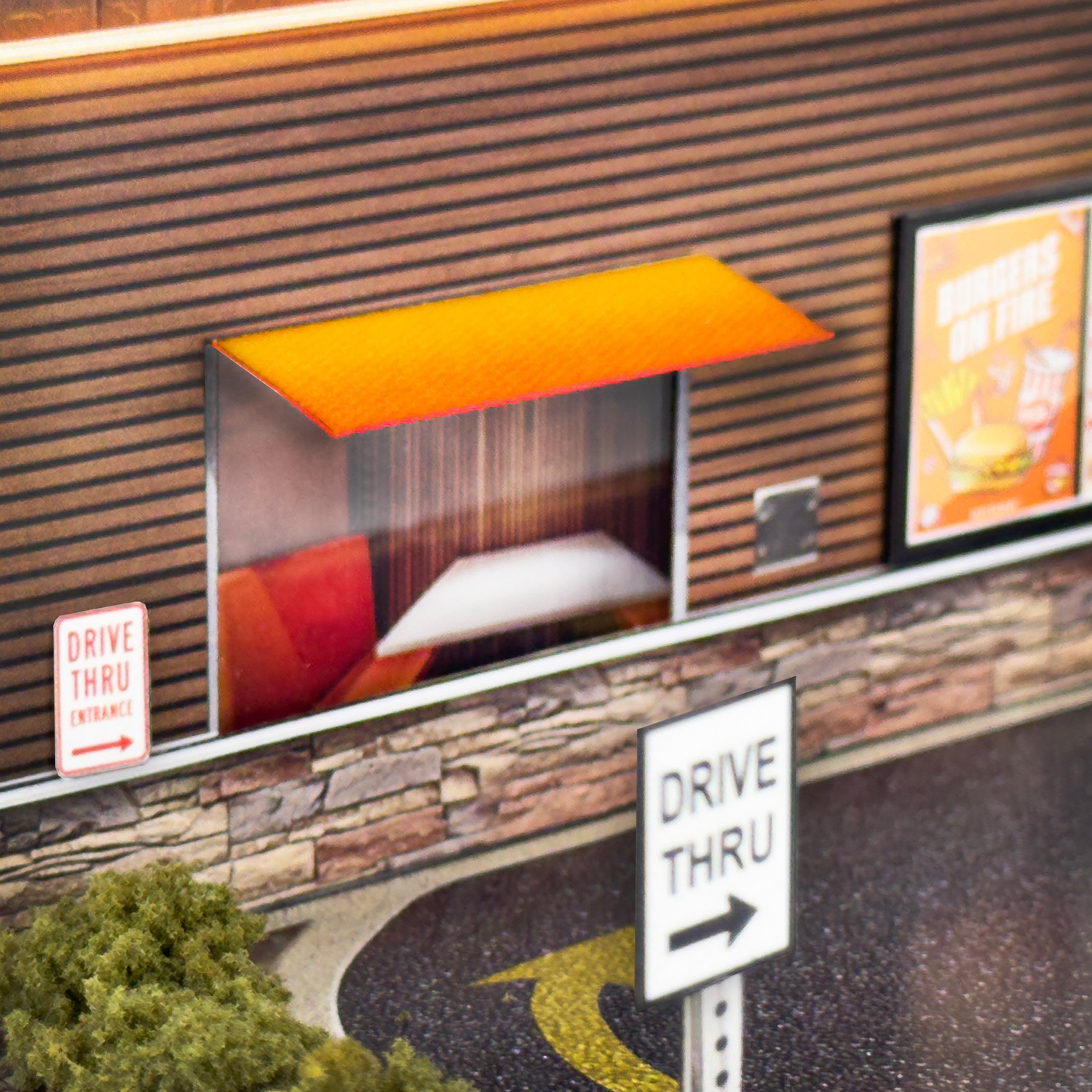 BK 6482 1:64 Scale Burgers on Fire