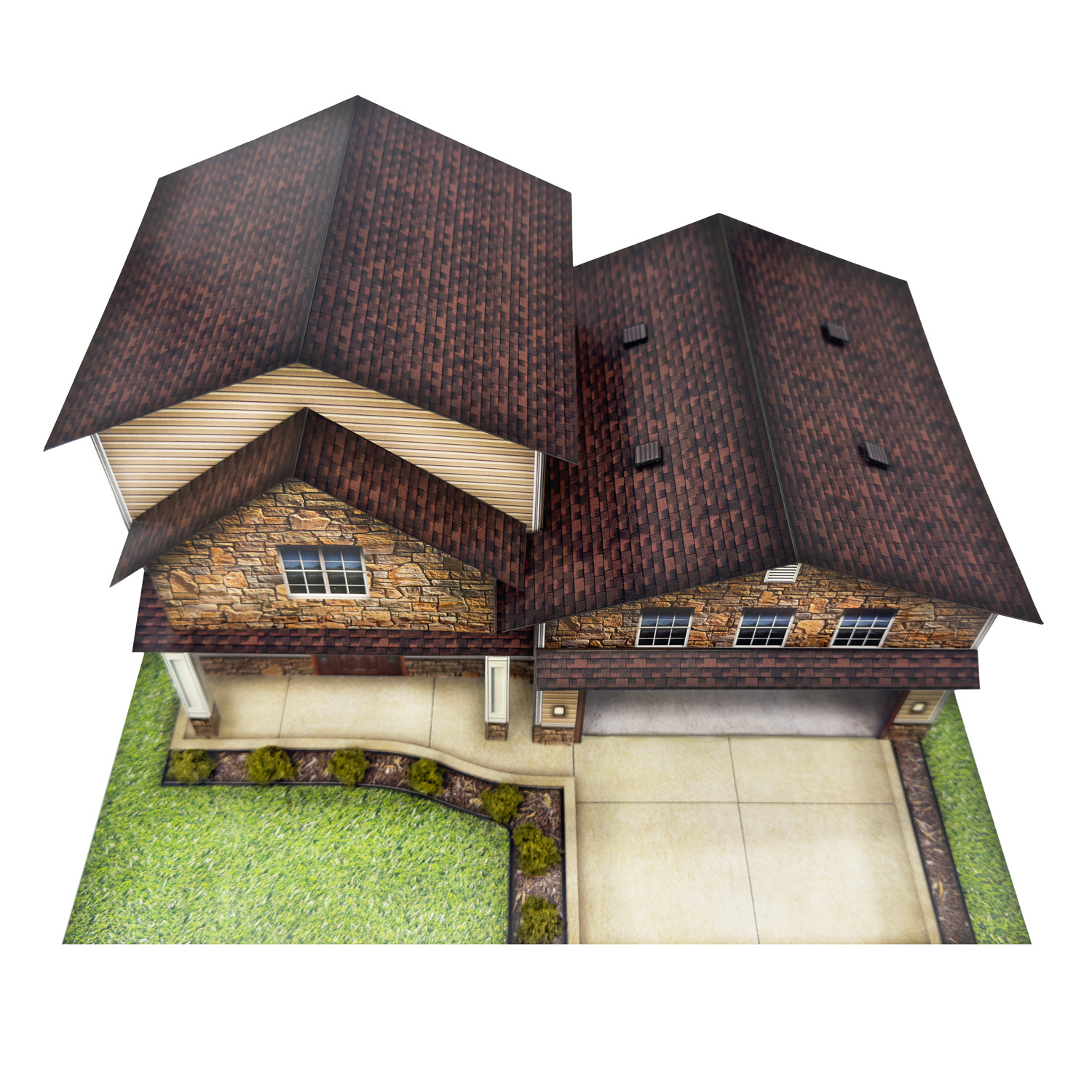 BK 6483 1:64 Scale Suburban House