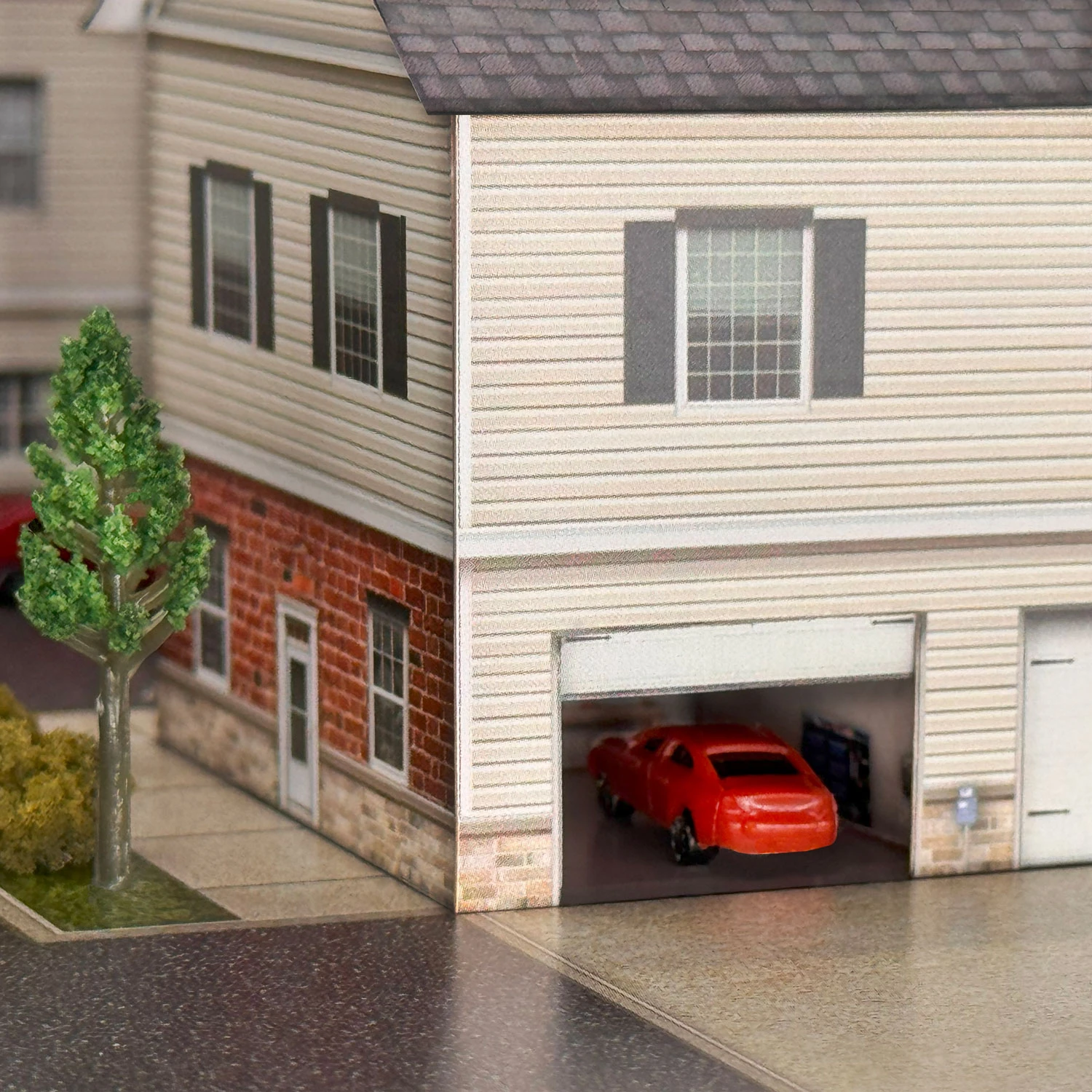 BK 2113 1:160 Scale Town House Photo Real Scale Building Kit
