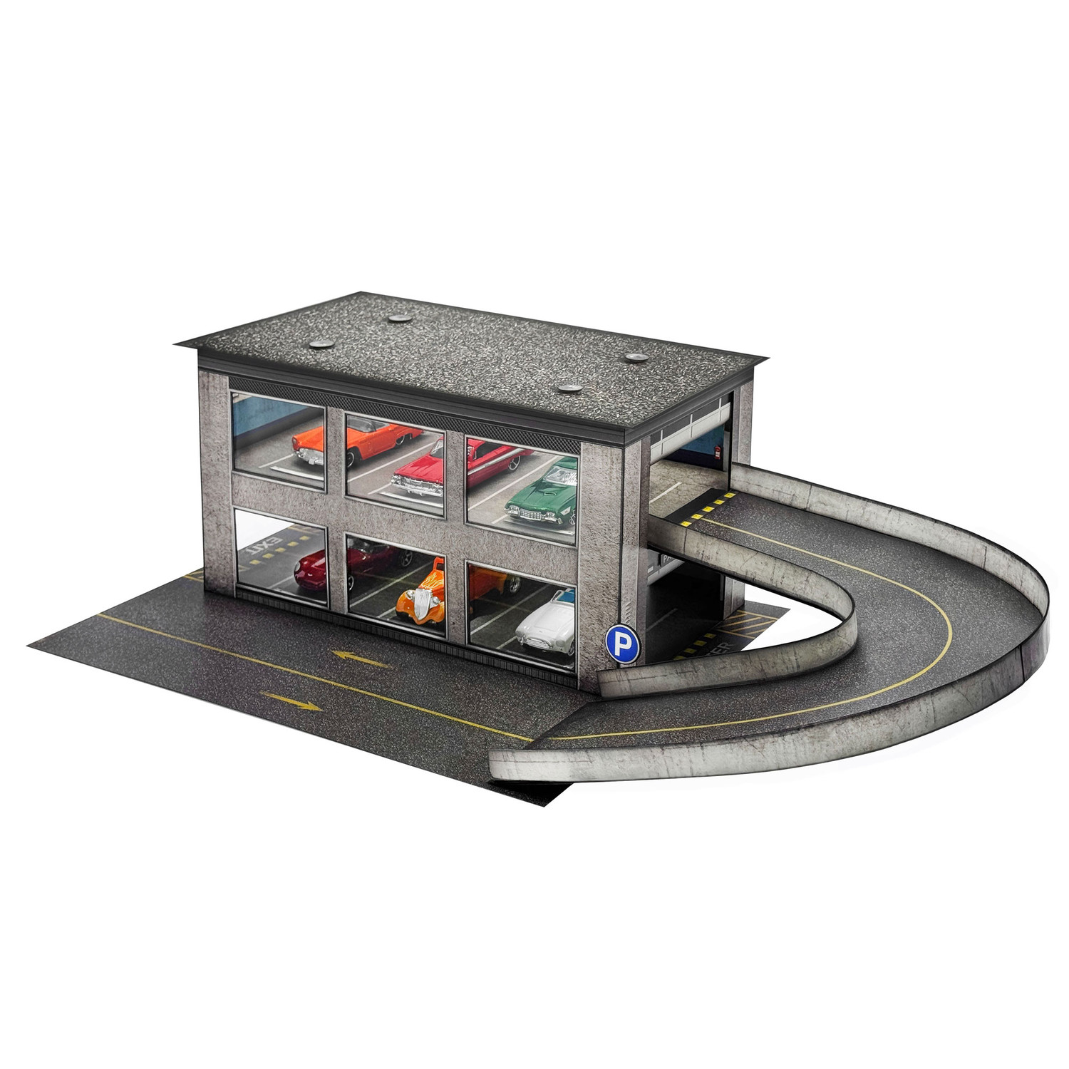 BK 6488 Parking Garage for Building Kits by Innovative Hobby Supply