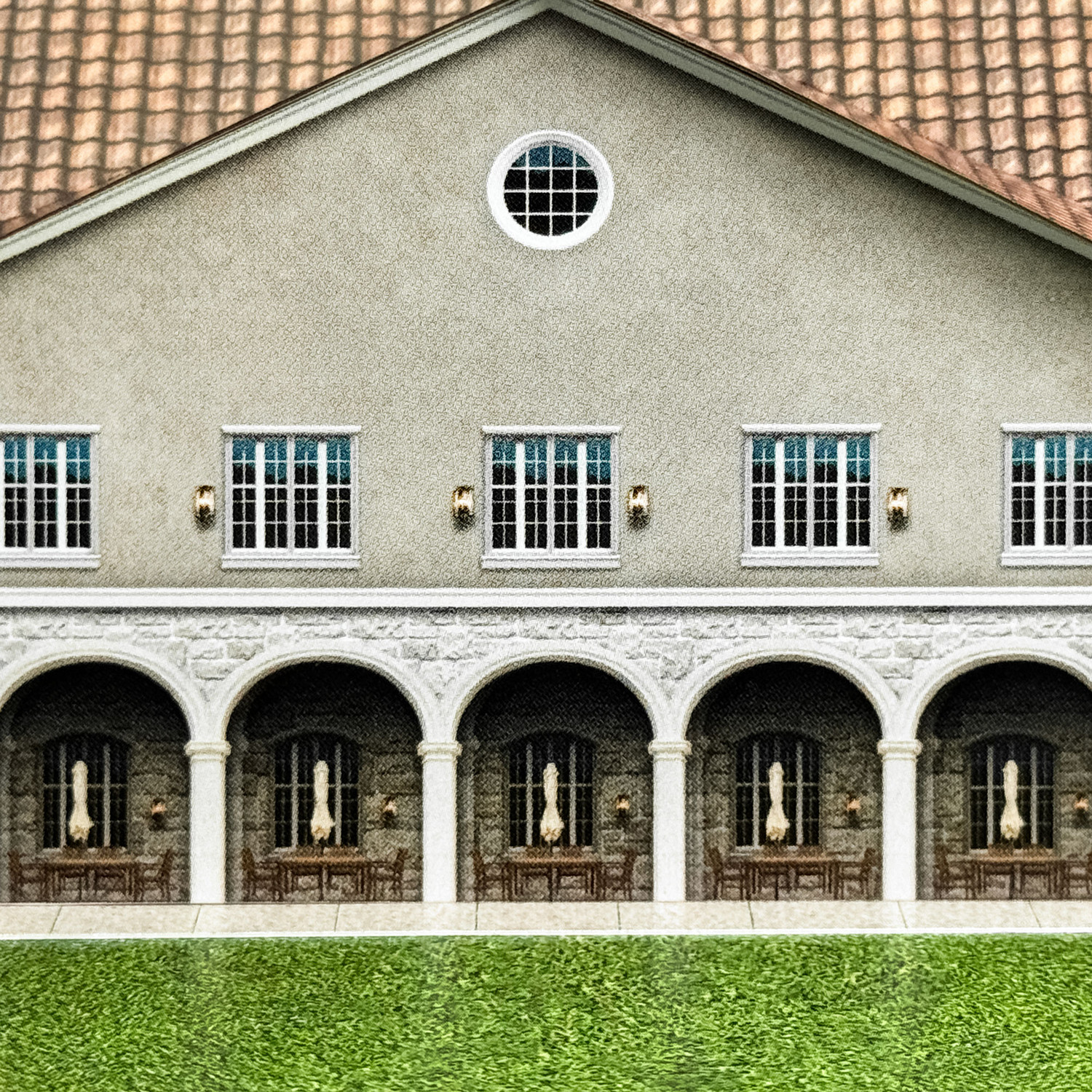 BK 2114 1:160 Scale "Golf Course" Photo Real Scale Building Kit