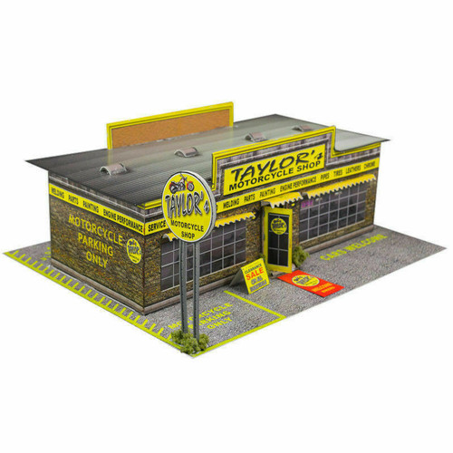 BK 3201 1:32 Scale Motorcycle Shop Model Building Kit