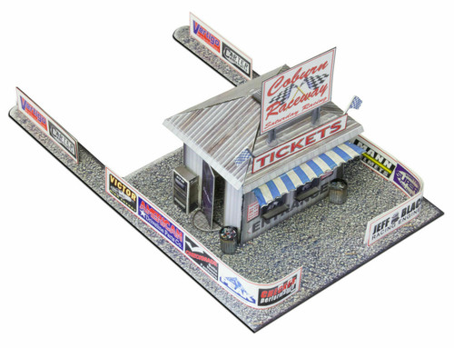 BK 3206 1:32 Scale Ticket & Gate Entrance Model Building Kit