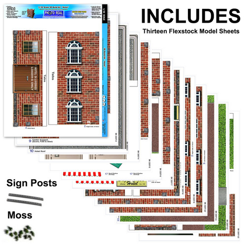 BK 3207 1:32 Scale Hotel Building Kit