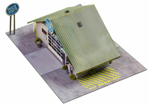 BK 3210 1:32 Scale Commercial Steel Garage Building Kit