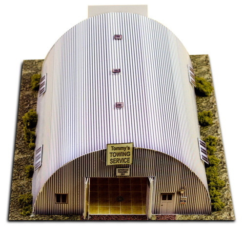 BK 4800 1:48 Scale "Quonset Hut" Photo Real Scale Building Kit