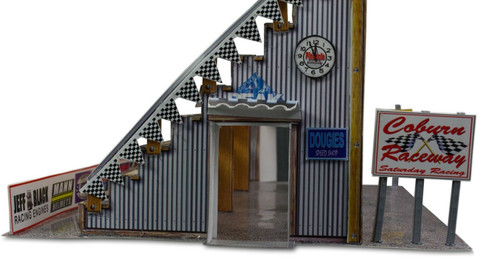 BK 4802 1:48 Scale "Bleacher Kit & Hot Dog Stand" Photo Real Scale Building Kit