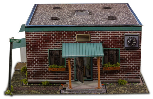 BK 4809 1:48 Scale "Barber Shop" Photo Real Scale Building Kit
