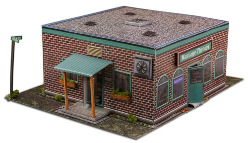 BK 4809 1:48 Scale "Barber Shop" Photo Real Scale Building Kit