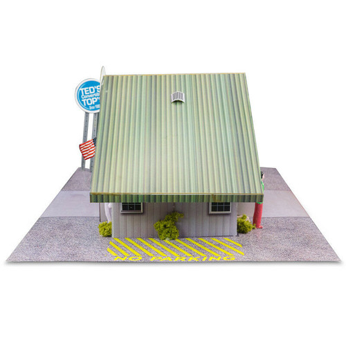 BK 4810 1:48 Scale "Commercial Steel Garage" Photo Real Scale Building Kit