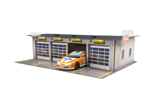 BK 4811 1:48 Scale "4 Stall Pit Garage" Photo Real Scale Building Kit