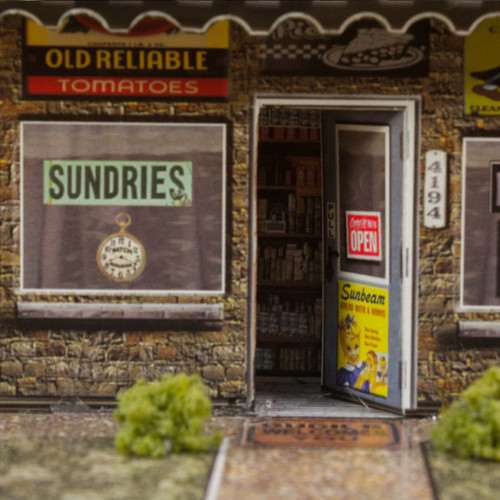 BK 4818 1:48 Scale "General Store" Photo Real Scale Building Kit