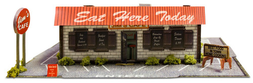 BK 4820 1:48 Scale "Diner" Photo Real Scale Building Kit