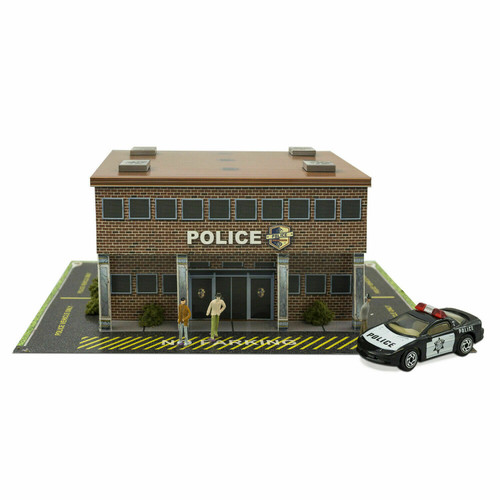 BK 4833 1:48 Scale Police Station Building Kit