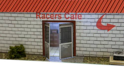 BK 4837 1:48 Scale Raceway Cafe Model Building Kit