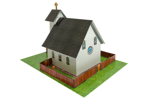 BK 4839 1:48 Scale Church Model Building Kit