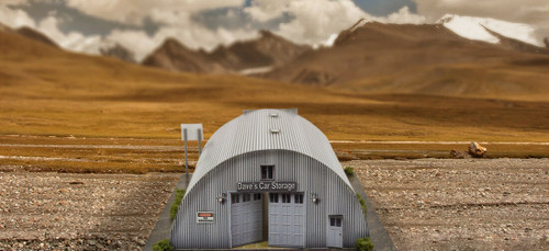 BK 6400 1:64 Scale "Quonset Hut" Photo Real Scale Building Kit