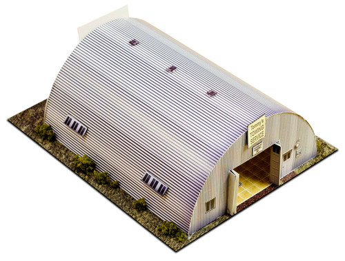 BK 6400 1:64 Scale "Quonset Hut" Photo Real Scale Building Kit