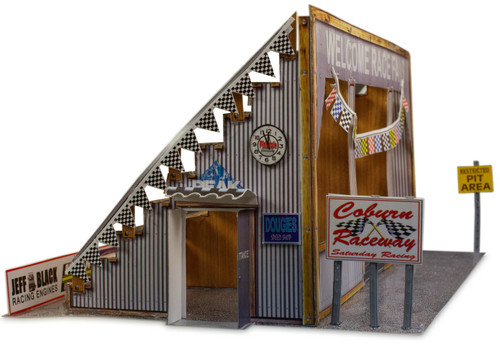 BK 6402 1:64 Scale "Bleacher Kit & Hot Dog Stand" Photo Real Scale Building Kit