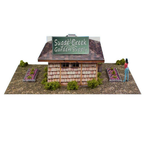 BK 6403 1:64 Scale "Garden Houses" Photo Real Scale Building Kit