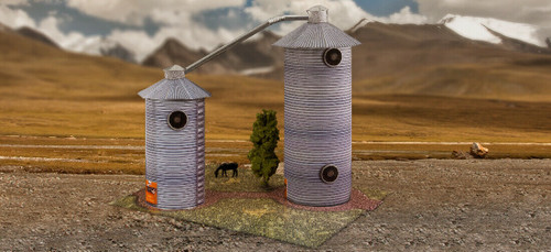 BK 6404 1:64 Scale "Grain Dryers" Photo Real Scale Building Kit