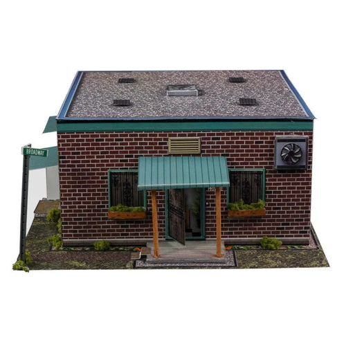 BK 6409 1:64 Scale "Barber Shop" Photo Real Scale Building Kit