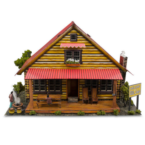 BK 6416 1:64 Scale "Log Cabin" Photo Real Scale Building Kit