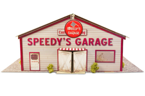 BK 6422 1:64 Scale "Speedy's Garage" Photo Real Scale Building Kit