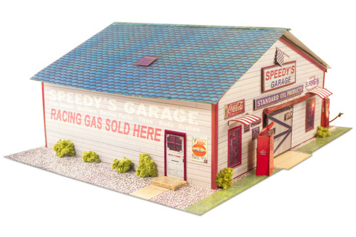 BK 6422 1:64 Scale "Speedy's Garage" Photo Real Scale Building Kit