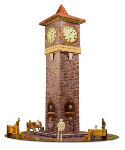 BK 6425 1:64 Scale Slot Car HO Photo Real Clock Tower Model fits Aurora, AFX