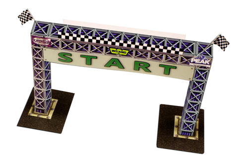 BK 6426 1/64 Slot Car HO "Start Gantry" Photo Real Fits Aurora AFX race tracks